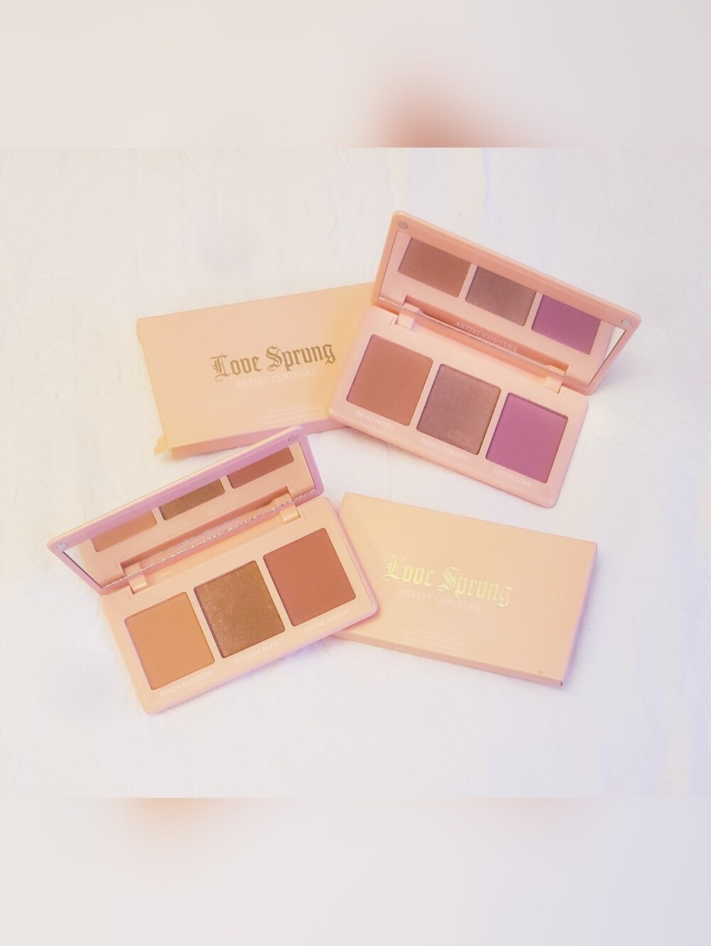2X ARTIST COUTURE LOVE SPRUNG FACE PALETTE VOL II & III